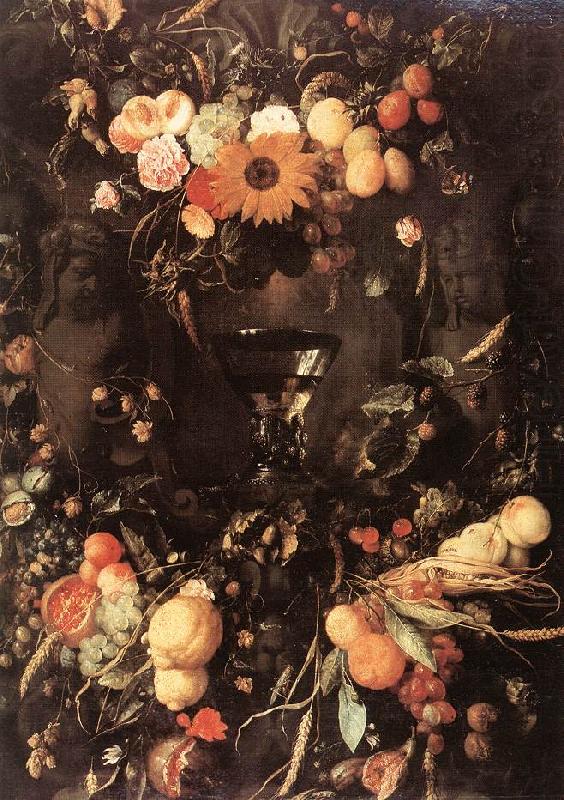 Fruit and Flower Still-life dg, HEEM, Jan Davidsz. de